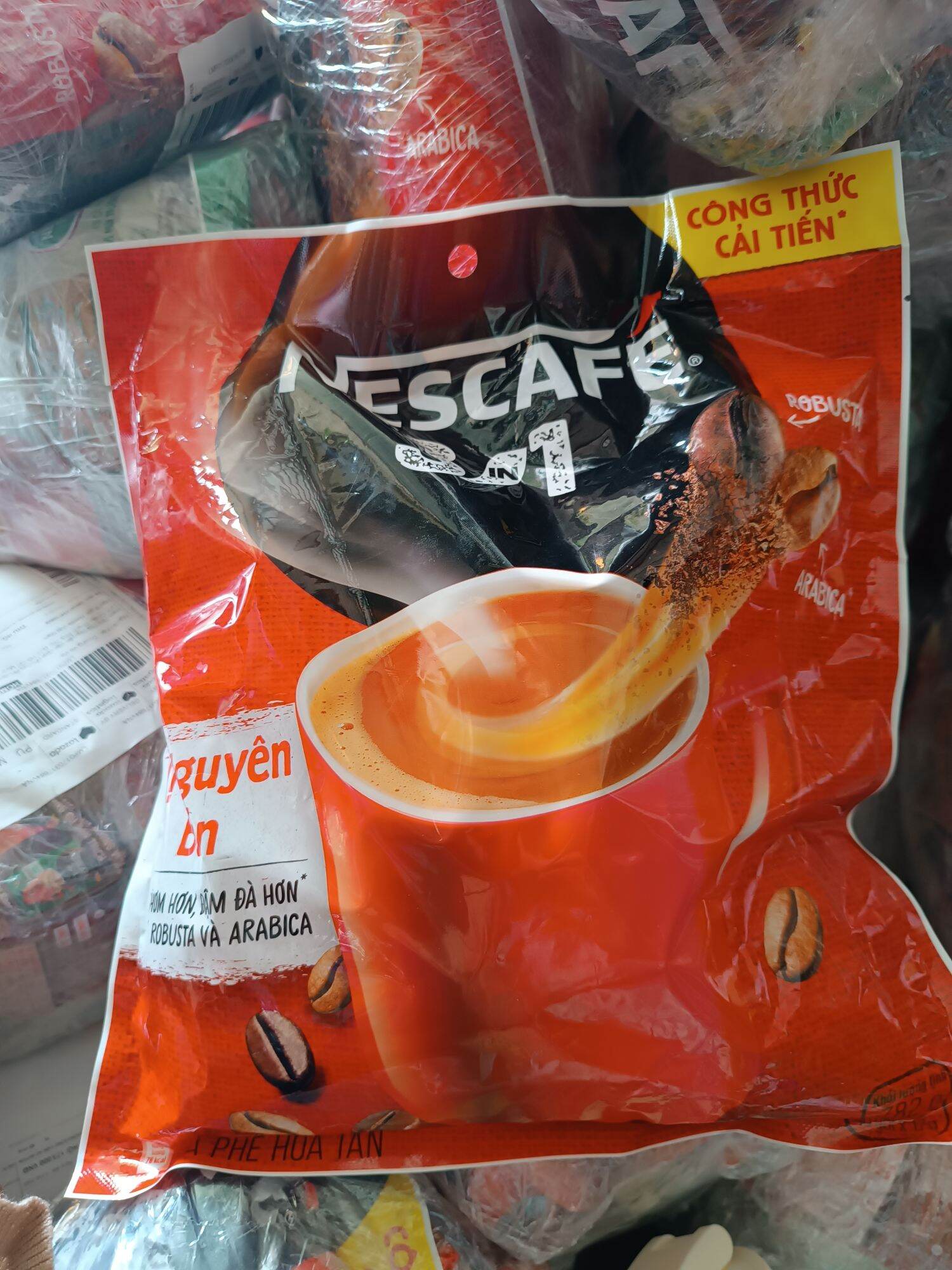 Cafê Nescafé xanh _Đỏ _Đen