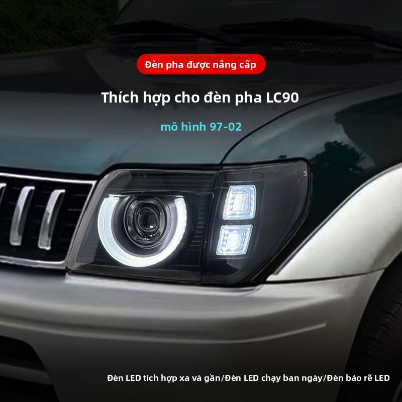 ANTARES | Prado LC90 Headlight Assembly with LED Laser Lens Daytime Running Light and Turn Signal Giá 16,826,000 Đồng*Miễn phí vận chuyển