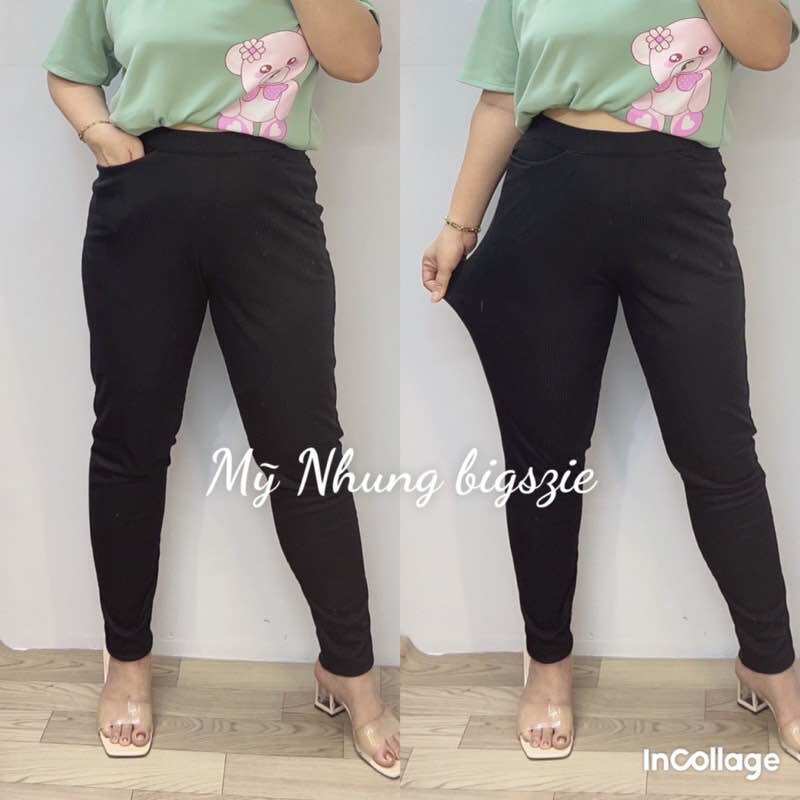 Quần legging Bigsize Nữ 60kg đến 95kg