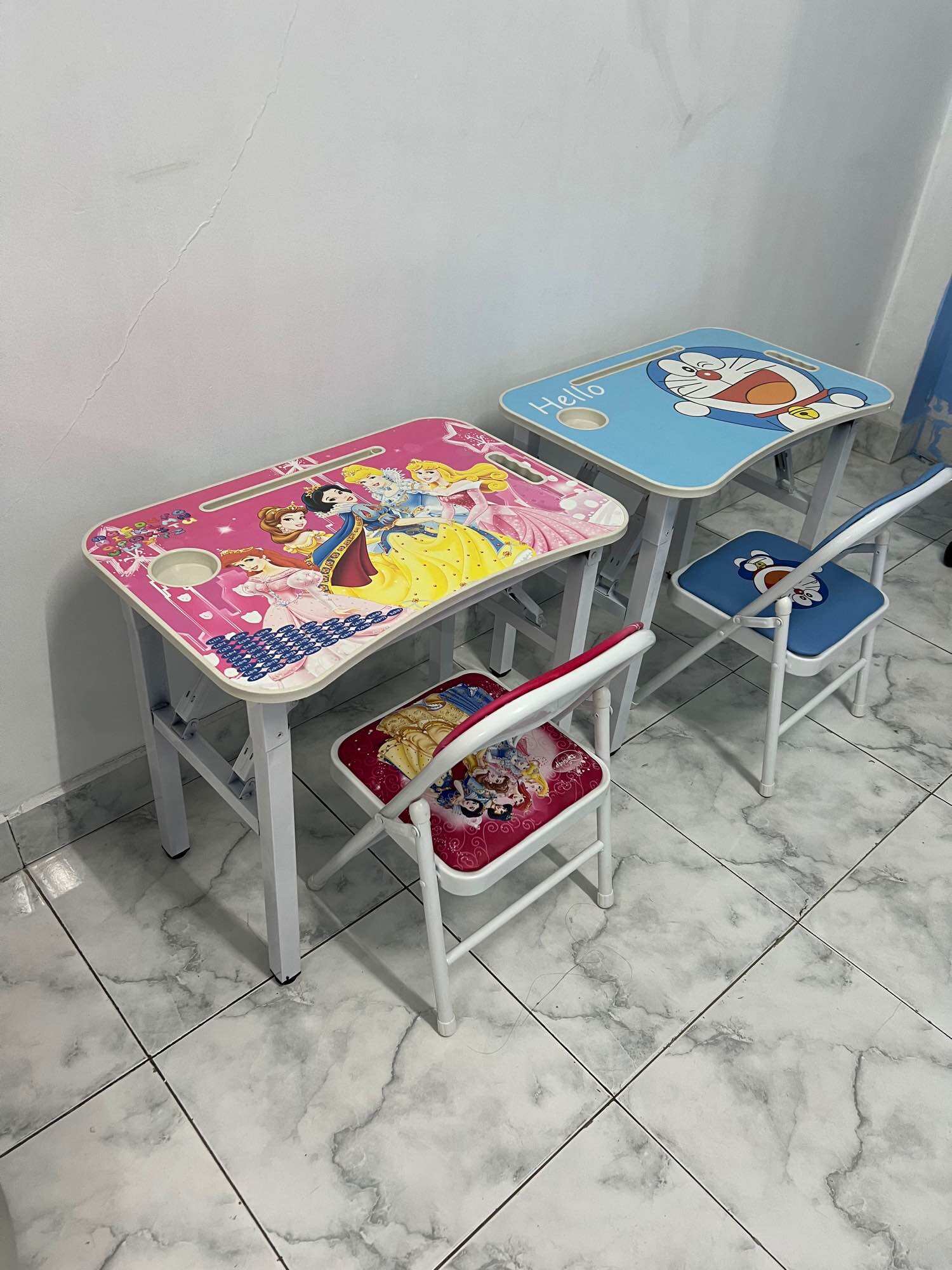 Combo bàn ghế học sinh mini gấp gọn NTX44