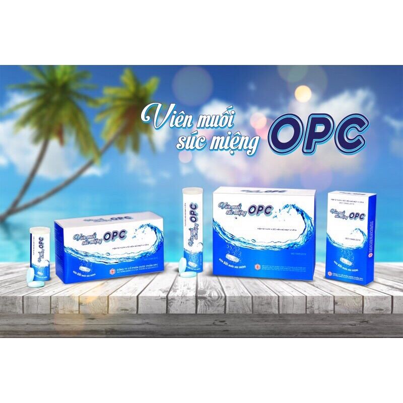 Viên muối súc miệng OPC ( Tuýp 10 viên )