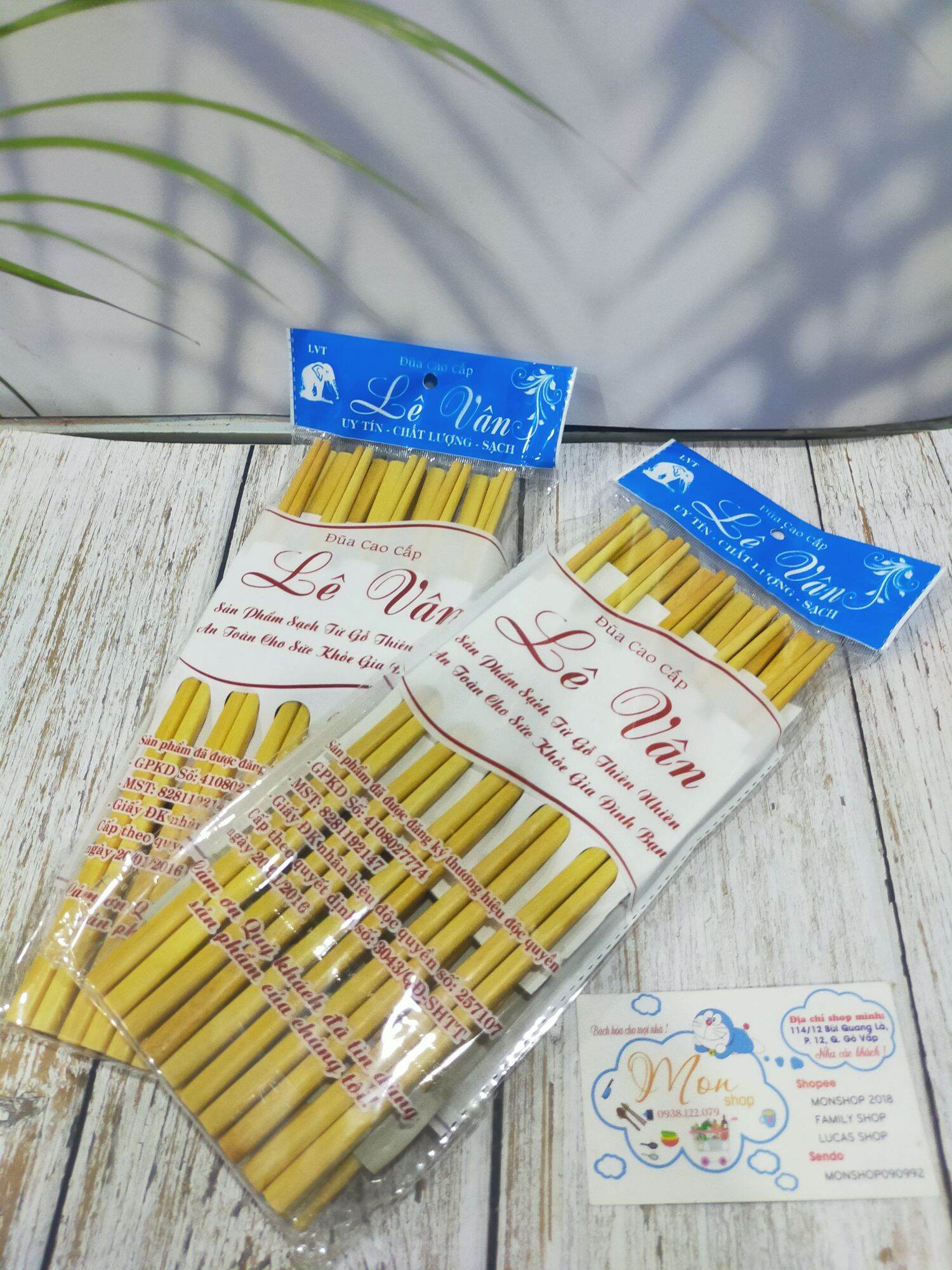 COMBO 2 CHỤC ĐŨA GỖ CAO CẤP"LÊ VÂN" MS*036