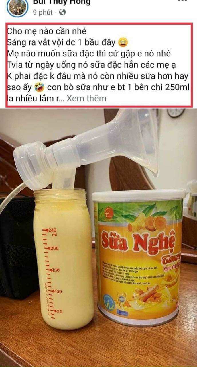 sữa nghệ