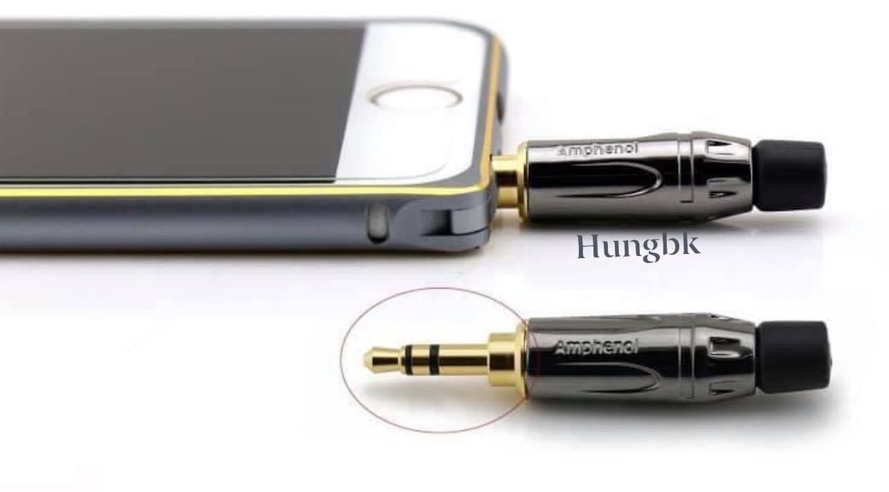 Amphenol KS3PC - Hãng sản xuất: Amphenol - Kích thước tiêu chuẩn: Âm thanh-3.5mm - Dạng âm: Stereo - Chất liệu: Kim loại, mạ vàng 24K giao tiếp