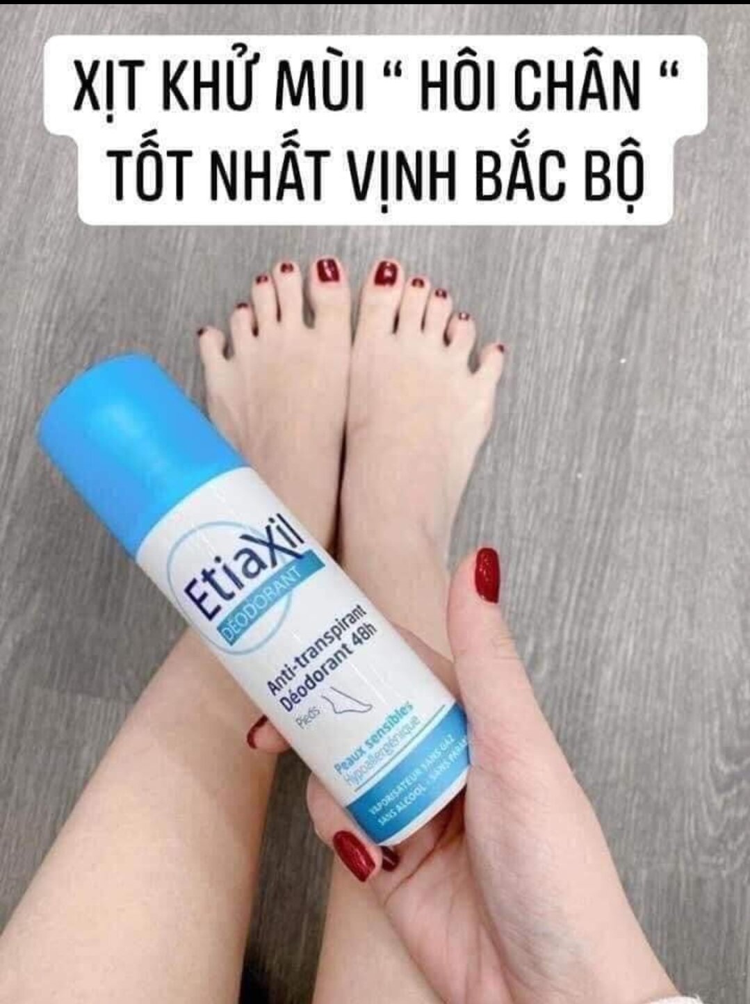 Xịt khử mùi hôi chân Etiaxil 100ml