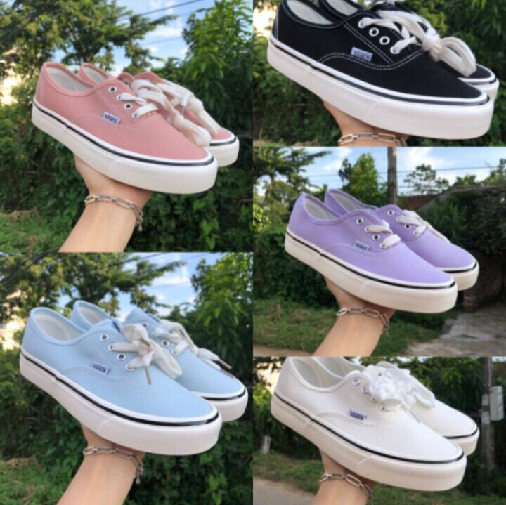Giày vans đen/trắng/hồng/tím/xanh nước biển dáng giày vans Classic/vault, giày vans tao bao quảng châu, giày vans vault,  giày van caro, giày vans nhiều màu - giày cv 1970s thấp nam nữ - giày học sinh giá rẻ hot - giày vans bò sữa - giày gấu - giày nike