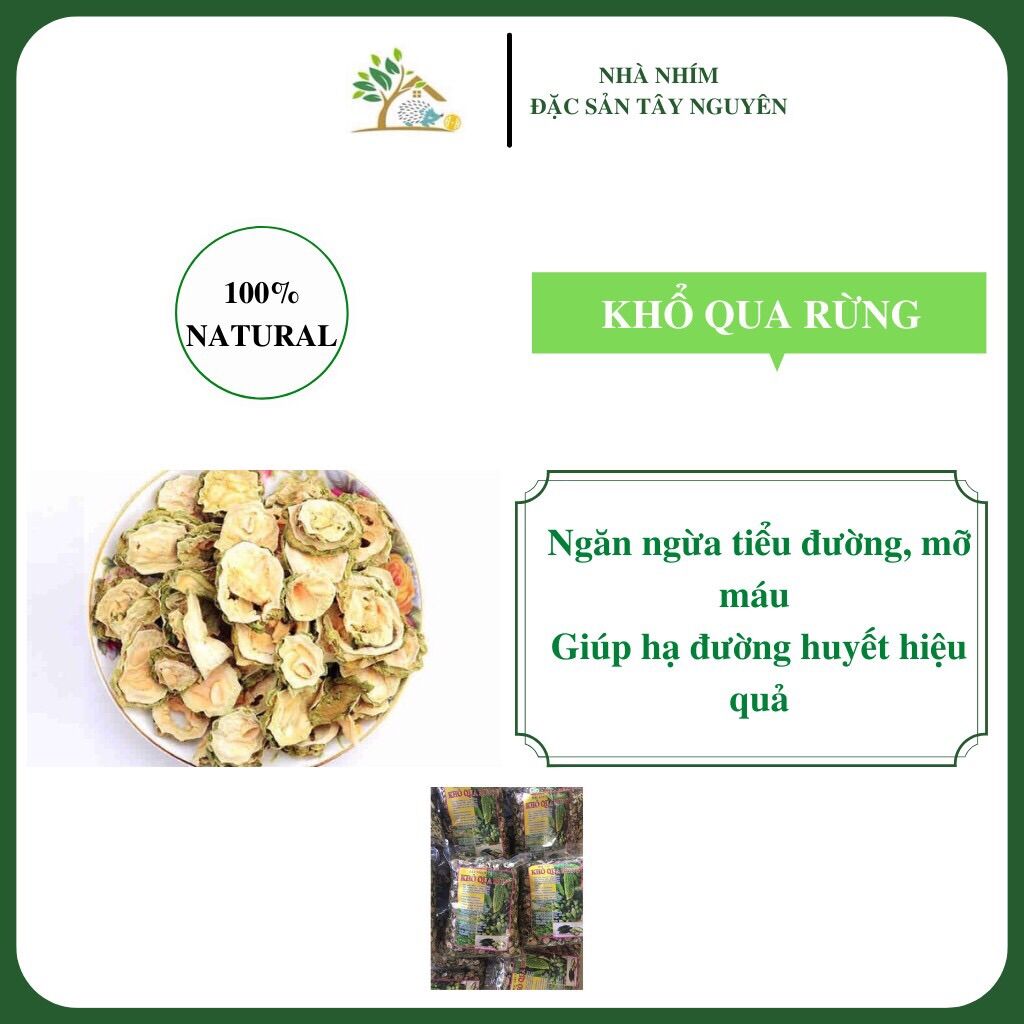 Khổ qua rừng ( mướp đắng rừng ) thái lát - Túi 500gr