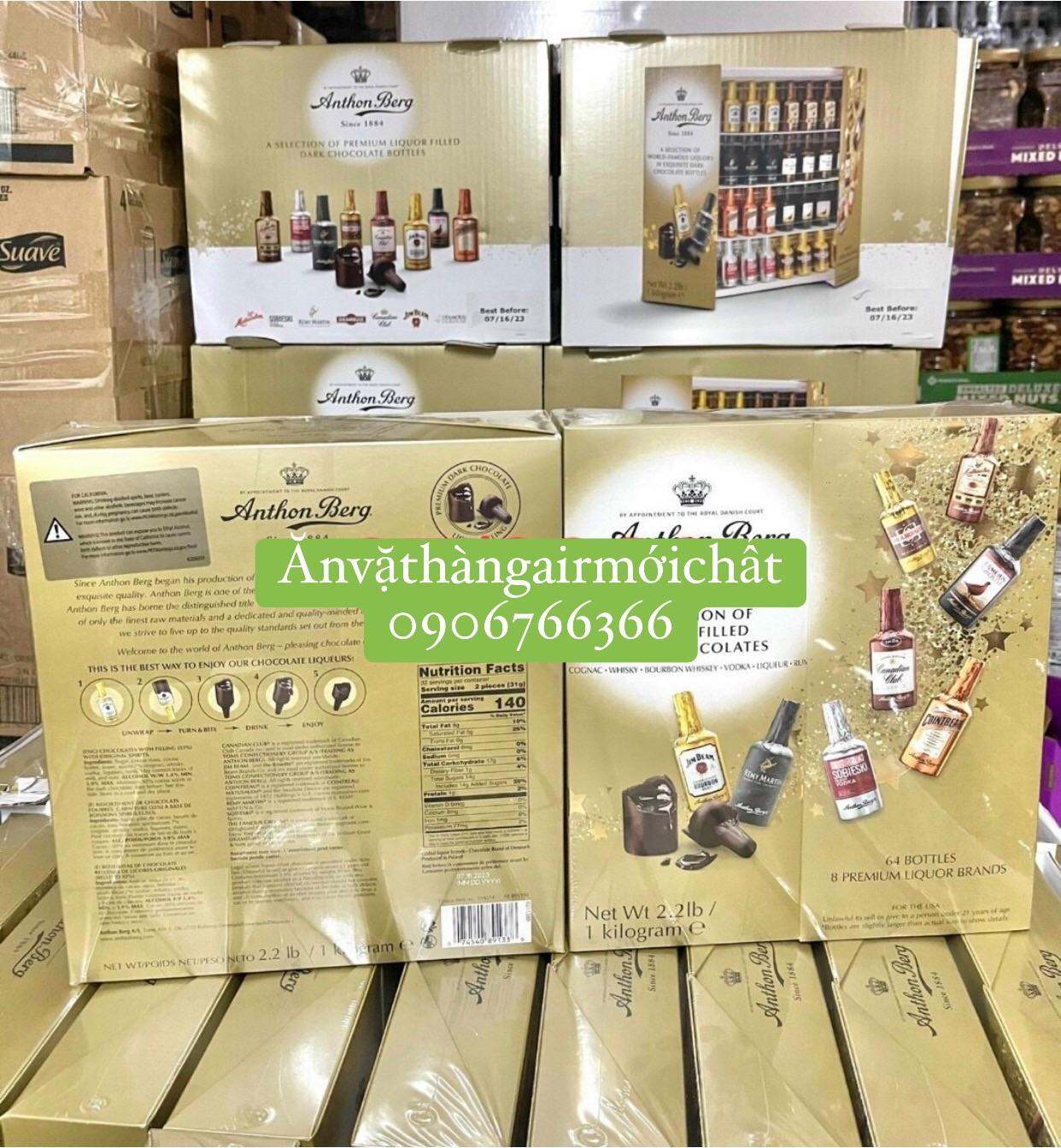 SOCOLA RƯỢU ANTHON BERG CHOCOLATE 64 CHAI