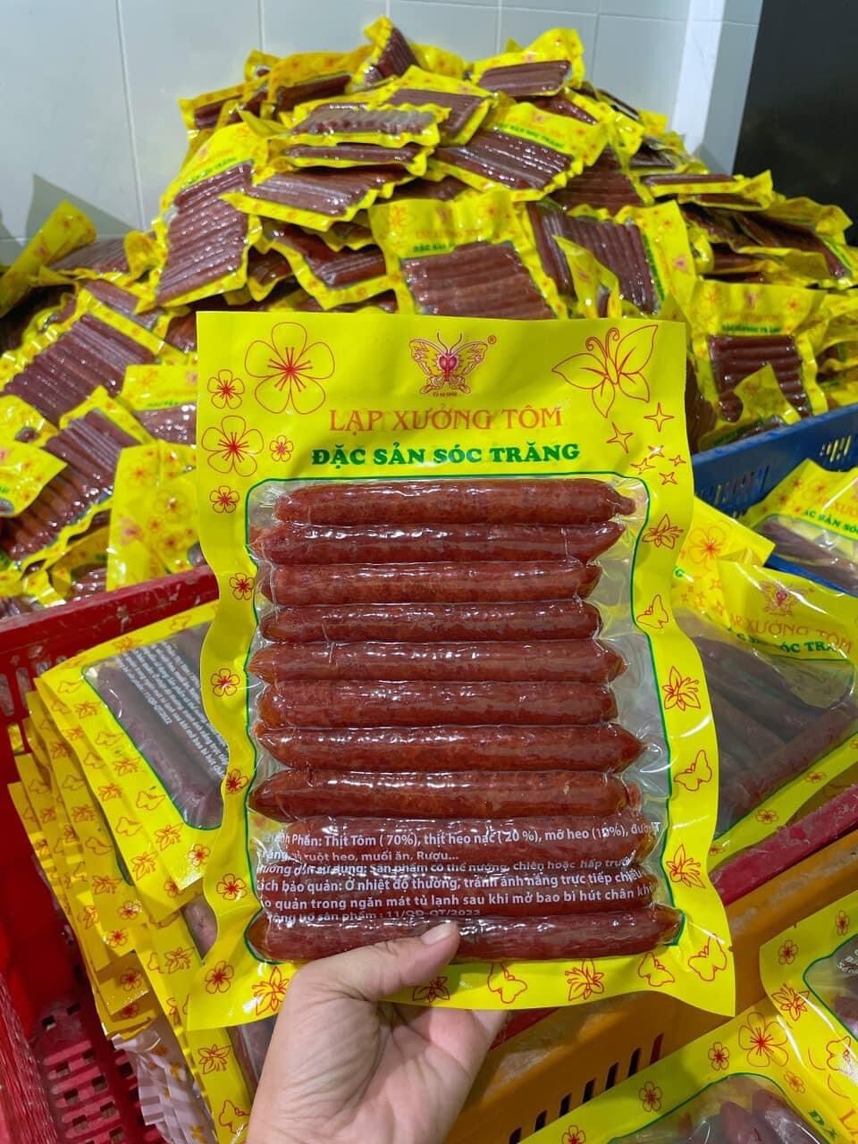 Lạp xưởng tôm (túi 500g