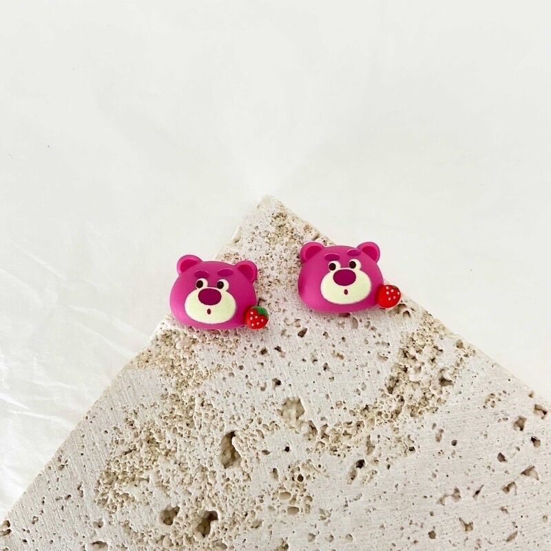 SET 10 CHARM GẮN NAIL GẤU DÂU LOTSO