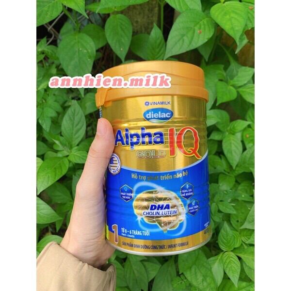 Sữa dielac alpha gold iq 1 - lon 400g