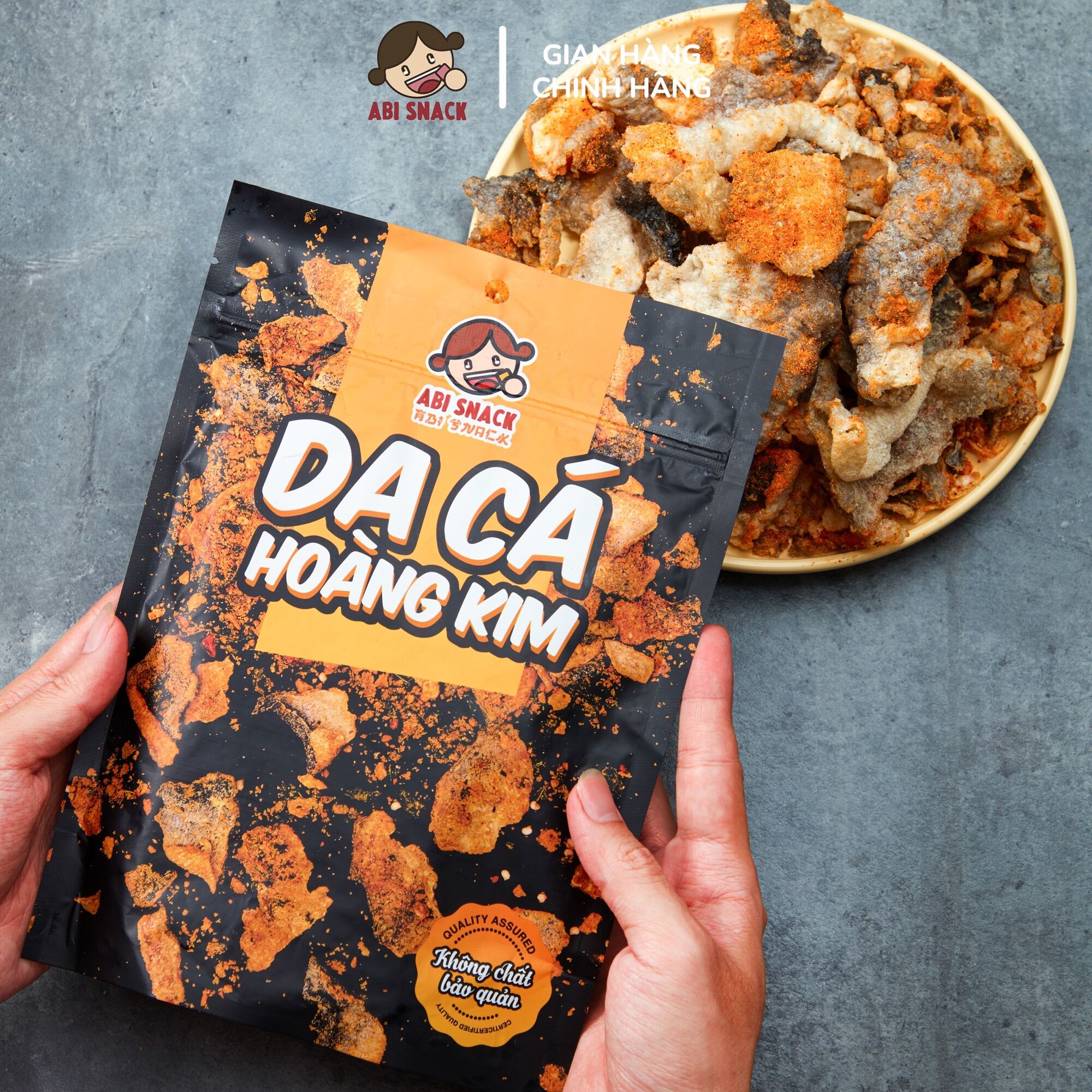 Da Cá Hoàng Kim - Da Cá Trứng Muối ABI SNACK