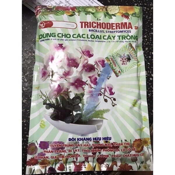 Chế phẩm hữu cơ, nấm đối kháng, nấm trichoderma , gói 1kg ,phân bón vi sinh, vi sinh ủ phân