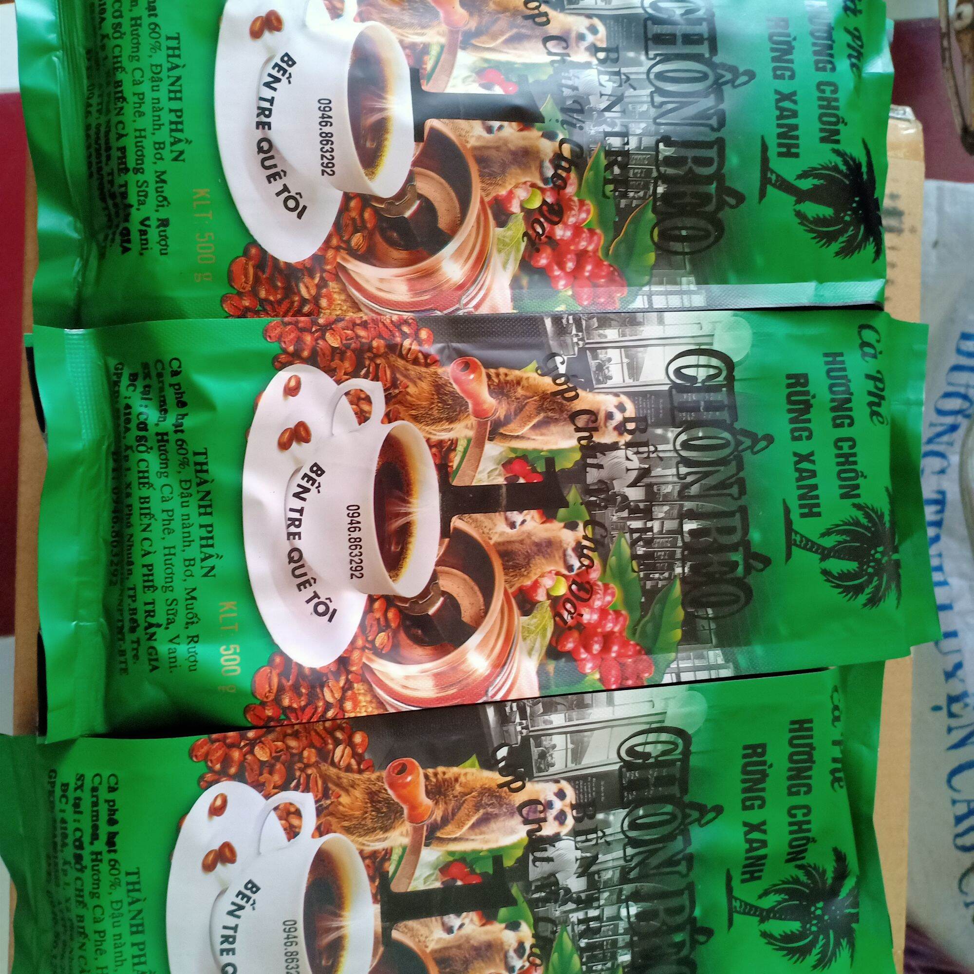 Cà phê chồn béo 1 gói 500g