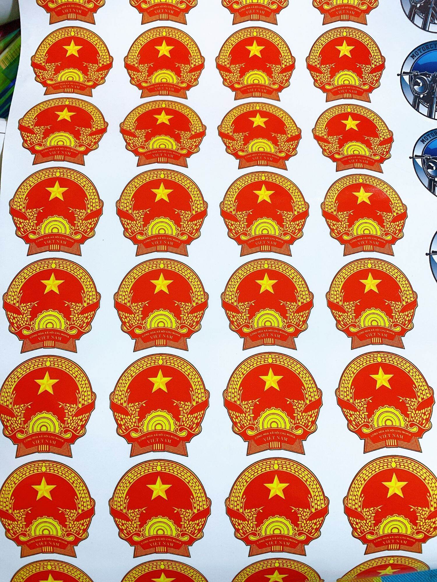 Tem Logo đảng huy hiệu