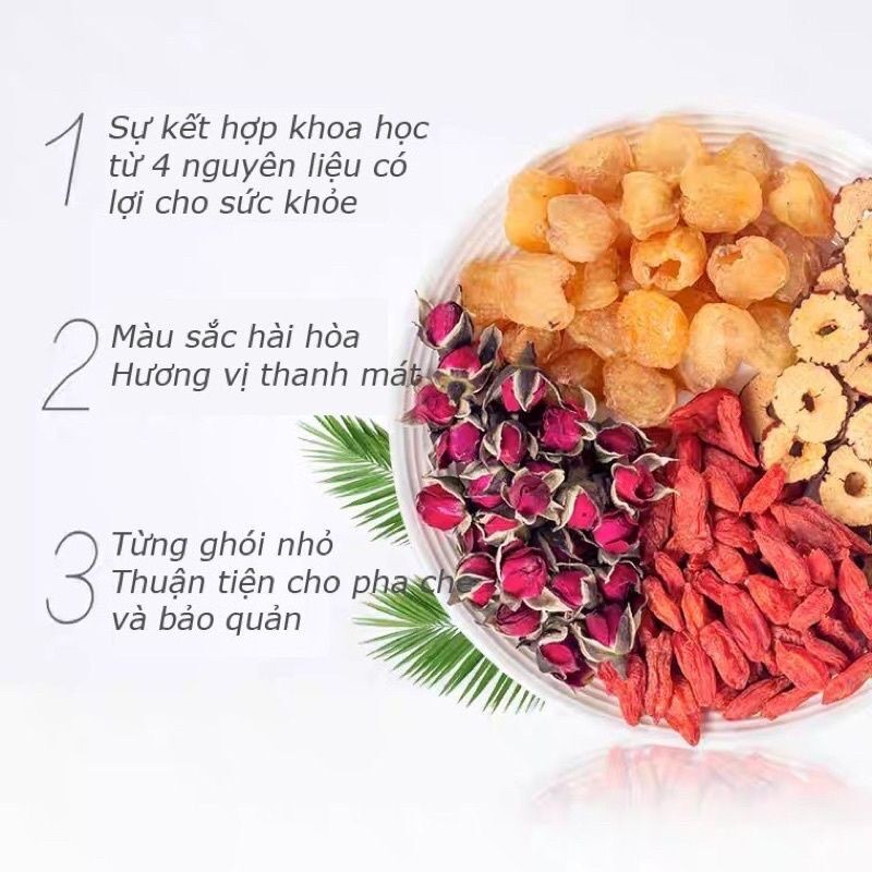 Set 30 gói trà detox hoa quả sấy khô