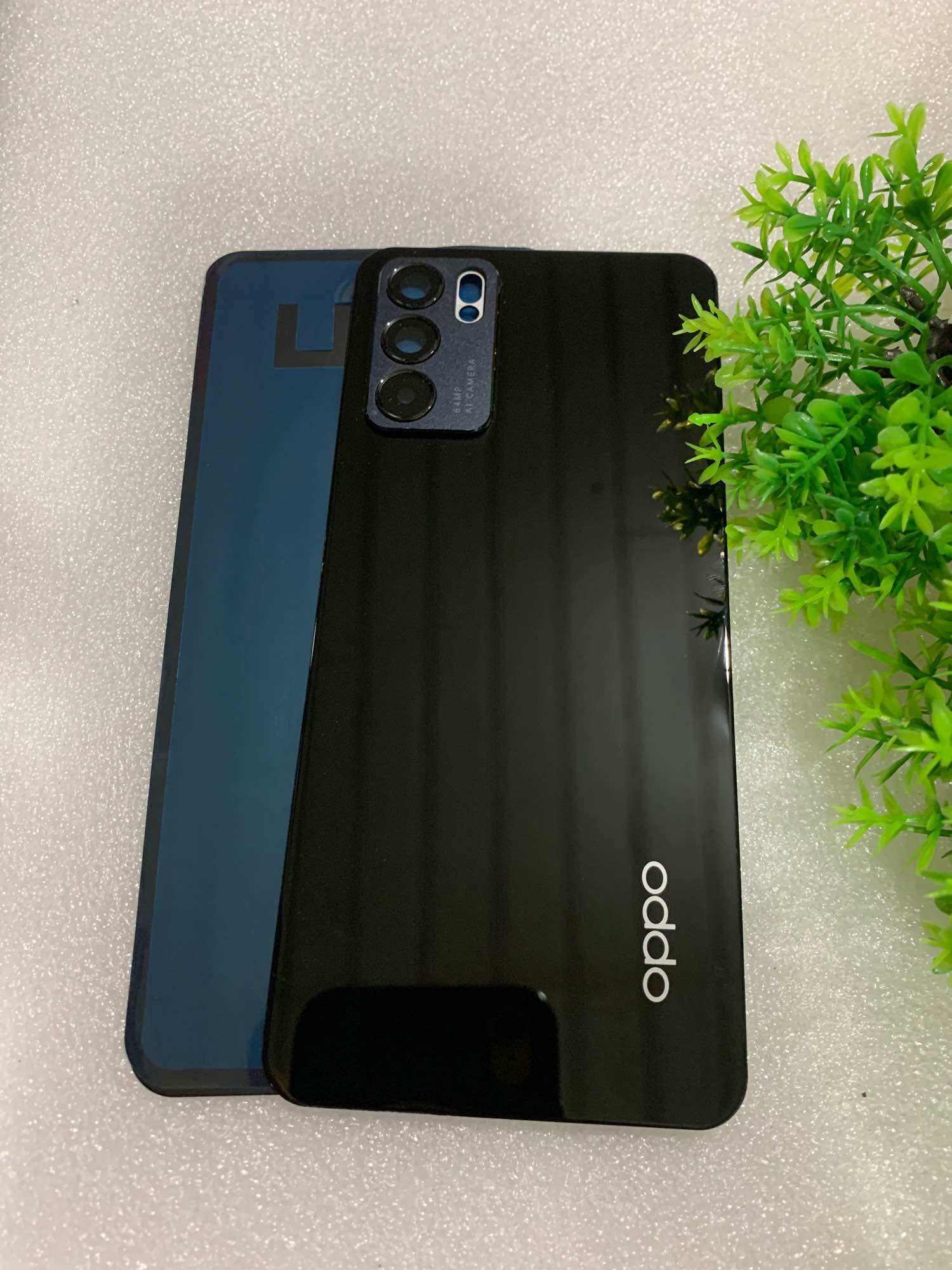 Nắp Lưng Thay Thế Dành Cho Oppo Reno 6 zin có luôn kính camera sau