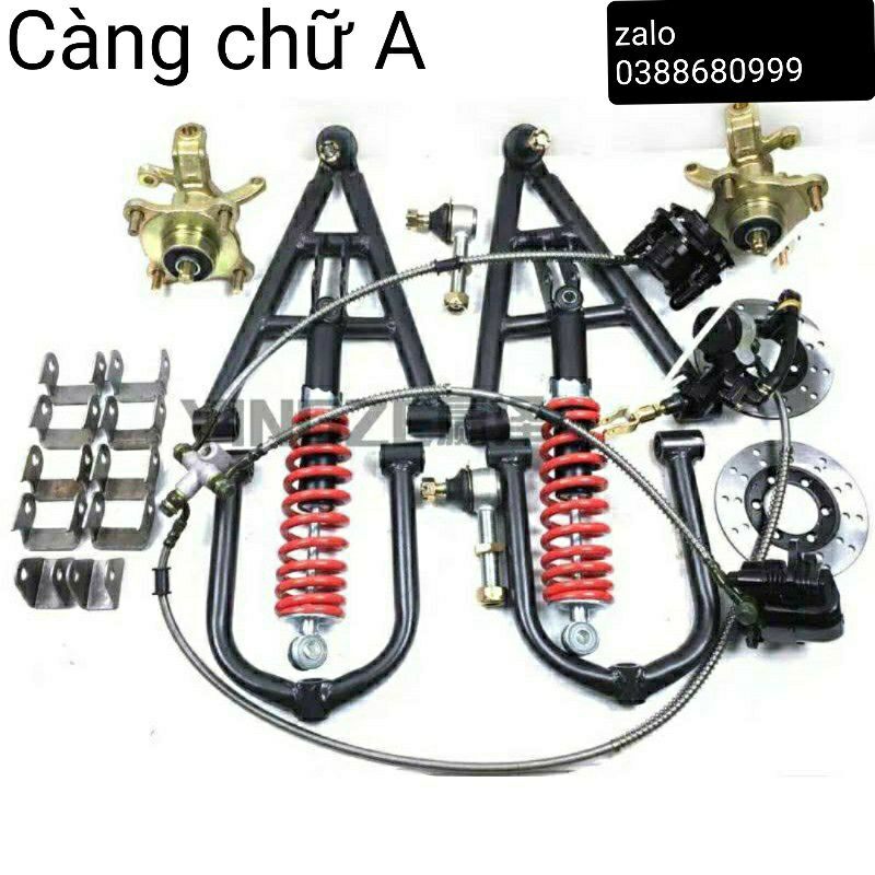 Càng chữ a chế xe atv. utv.3_4 bánh