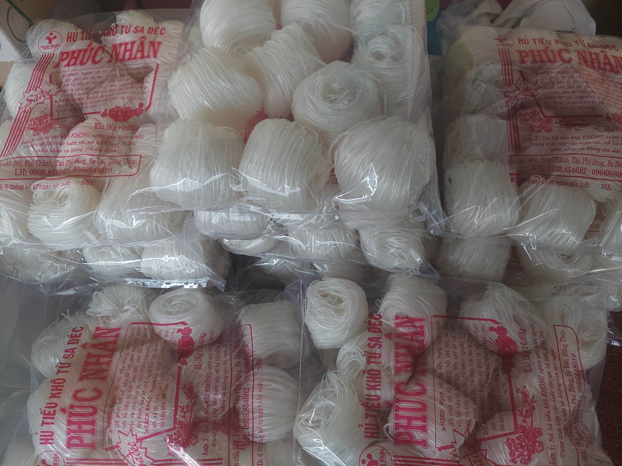 [2KG] = [2 bịch] Hủ Tiếu Cuộn Sa Đéc/ Đồng Tháp