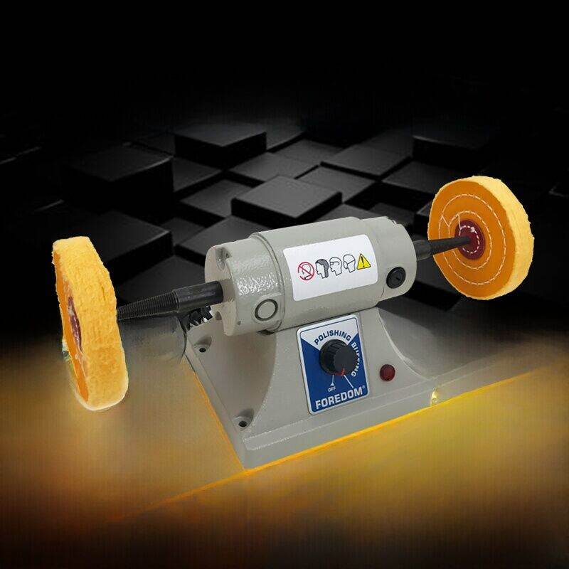 Máy Đánh Bóng Inox Vàng Trang Sức Bạc Gương Hoàn Thiện Vải Bánh Xe Dụng Cụ Đánh Bóng Máy Tính Để Bàn Điện Máy Đánh Bóng