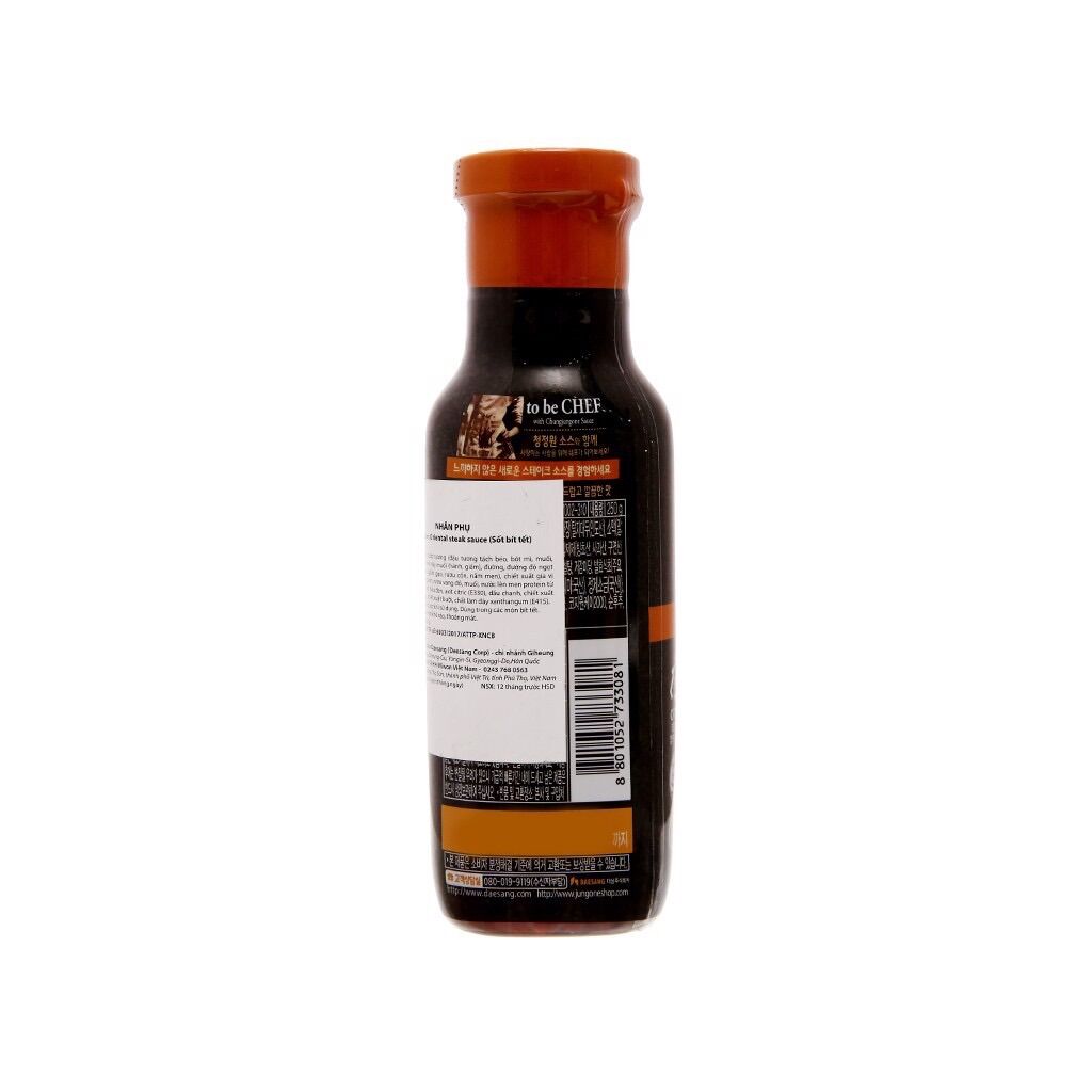 Sốt bít tết Miwon chai 250g