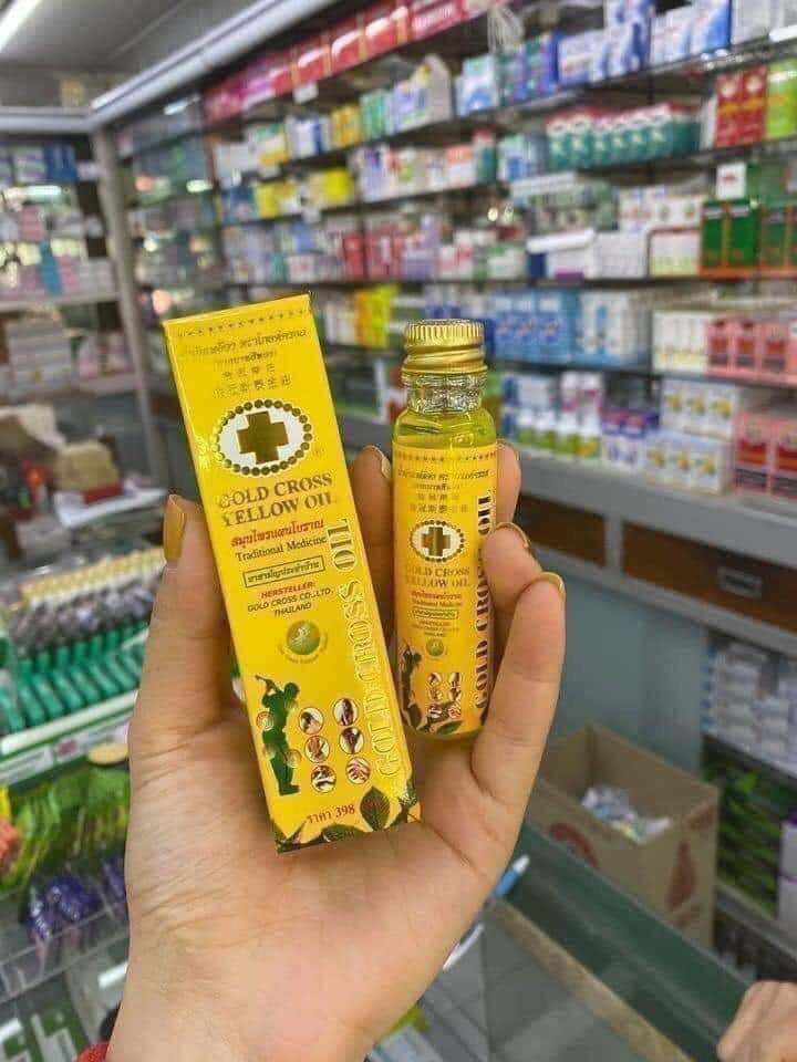 Dầu thập tự vàng thái lan Gold Cross Yelolow Oil