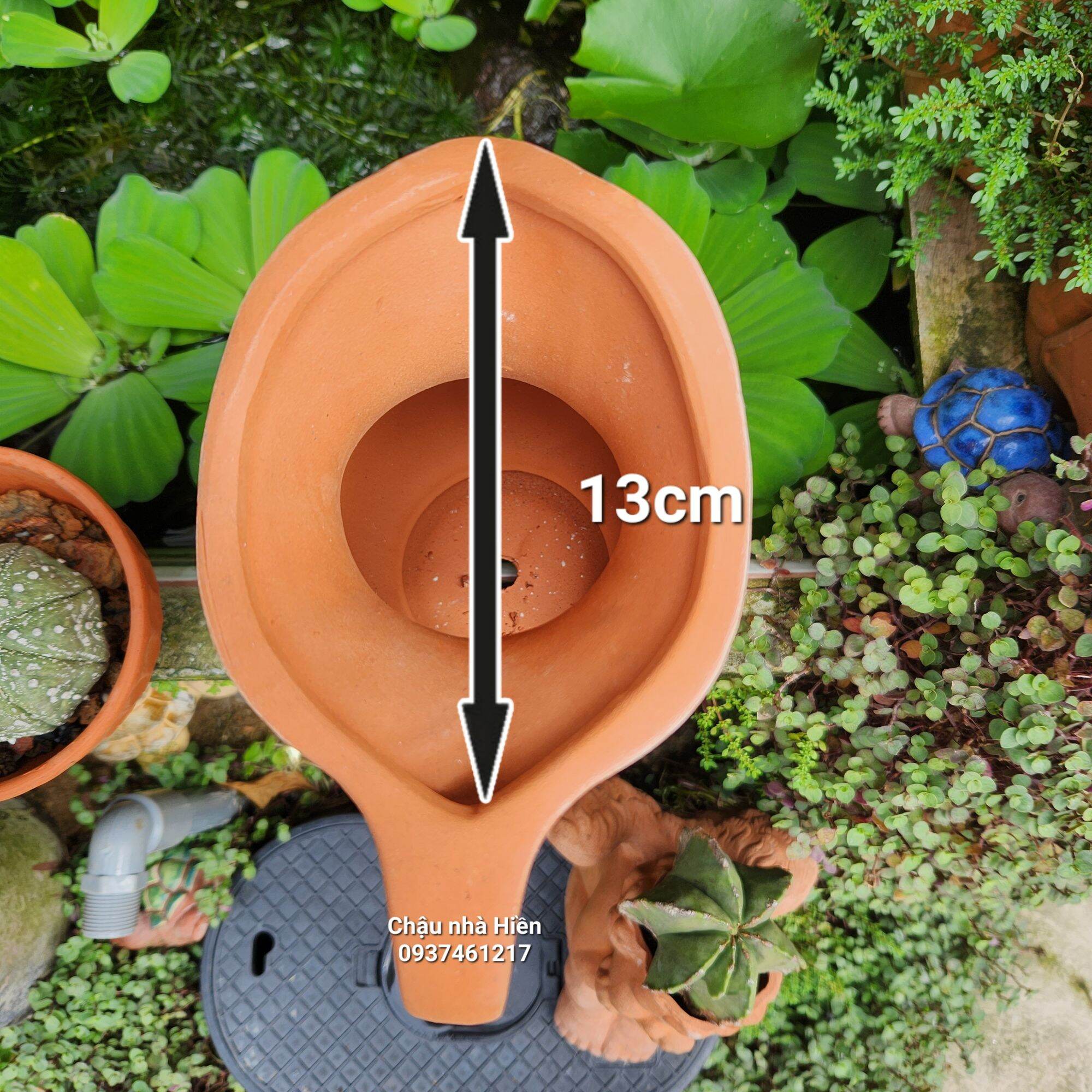 Chậu đất nung - Bình xẻ đặc biệt