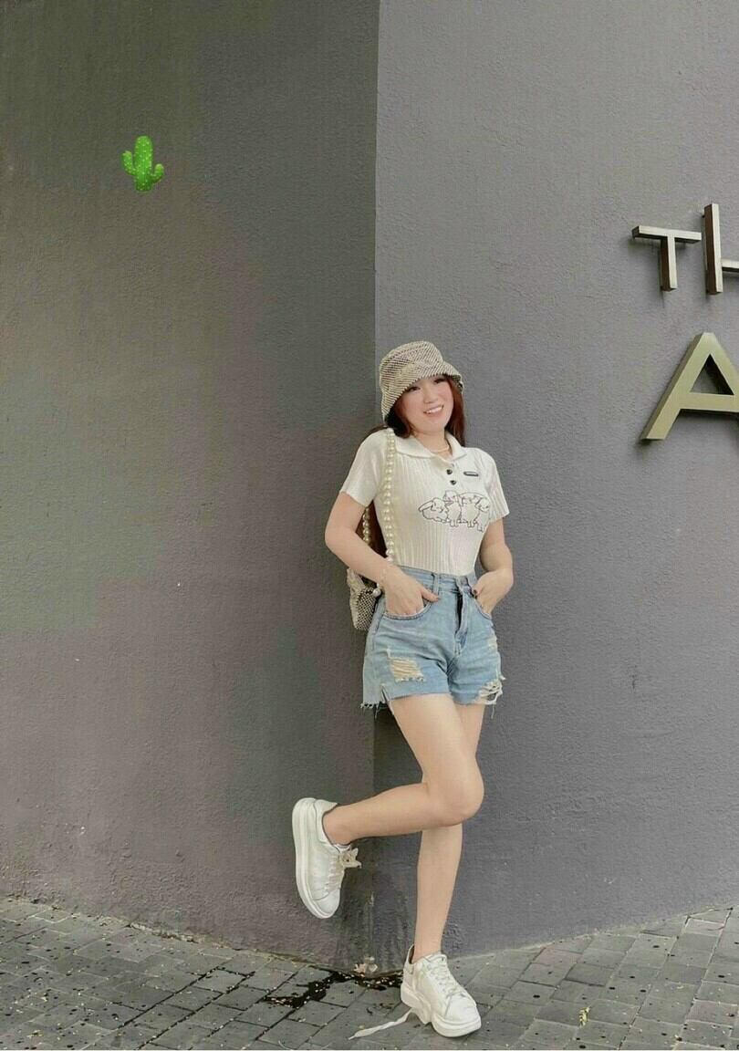 ÁO THUN CỔ TRỤ THÊU HÌNH FORM DƯỚI 50KG(PC)