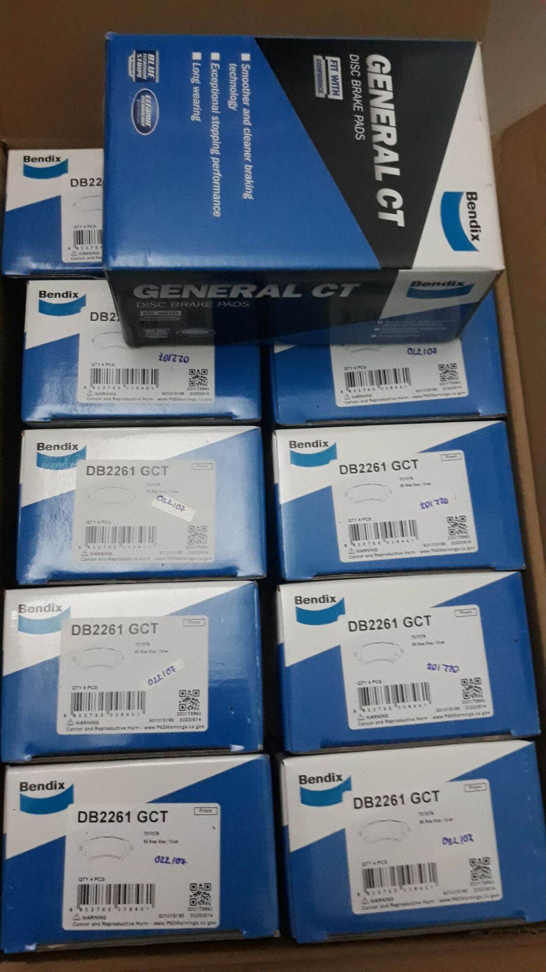 Bố thắng trước ( Đời bố sau càng ) Vios 2016 + 2021 Bendix DB2261 GCT