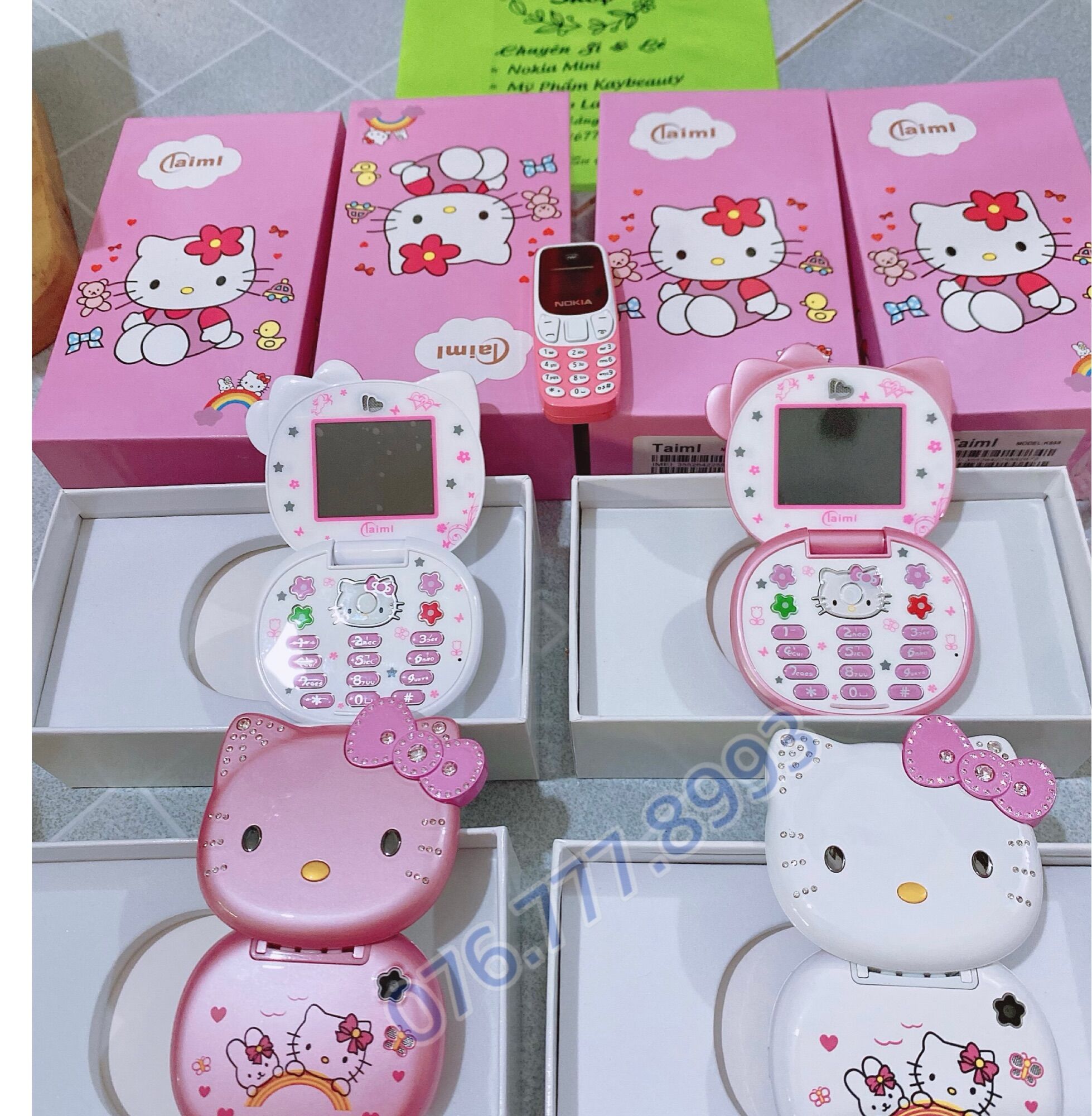 Điện Thoại helloKitty 2 sim mini dễ thương ( tặng kèm sim)💥
