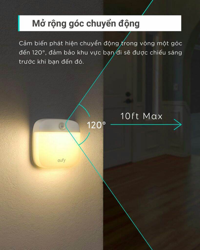 HCMĐÈN EUFY LUMI DUAL-BRIGHT 0.2W - T1305