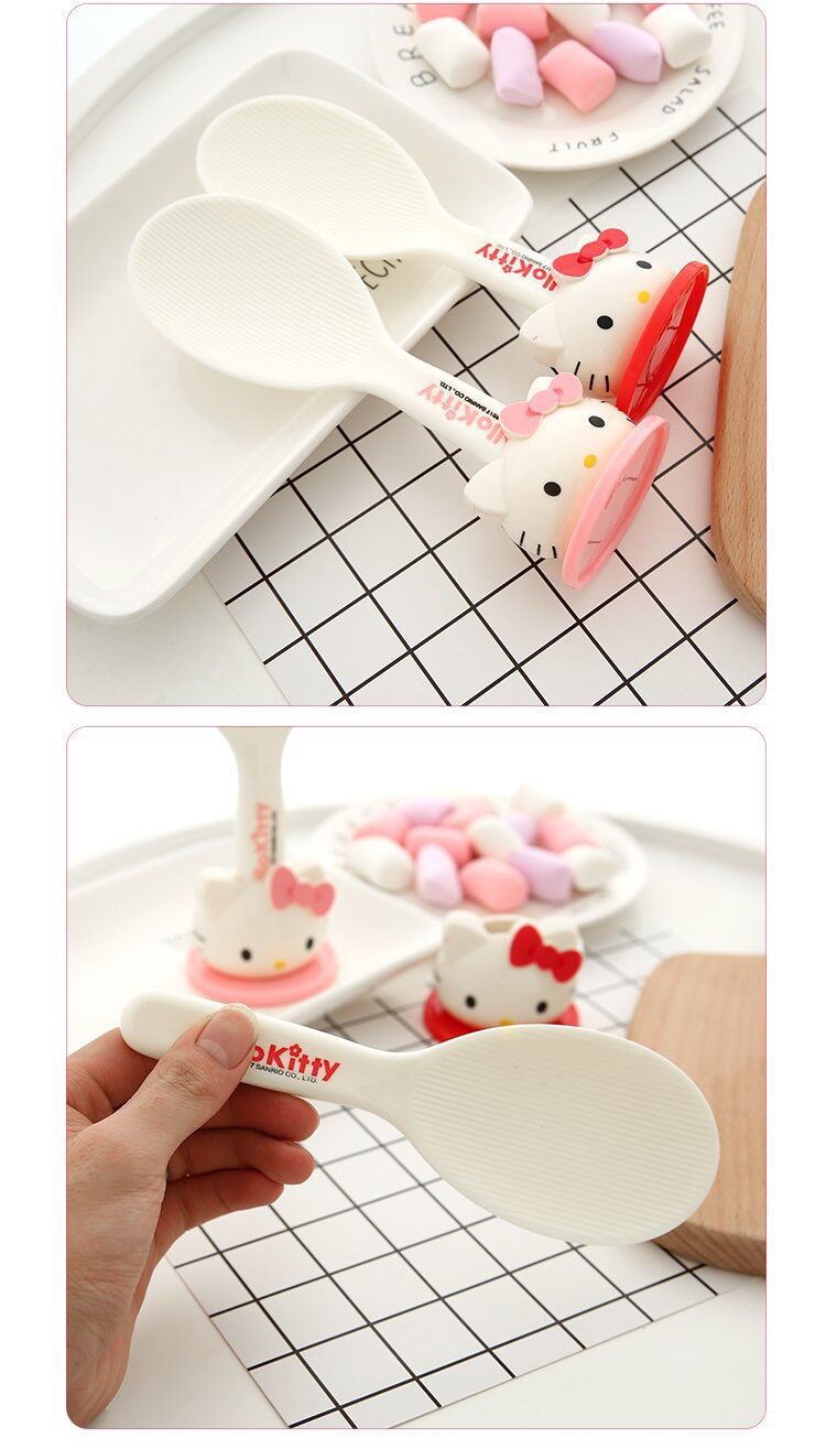 Muỗng vá cơm chống dính Hello Kitty