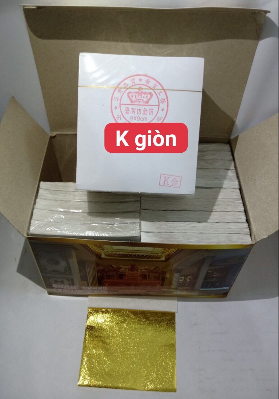 Hộp 2000 lá dát vàng Đế Vương