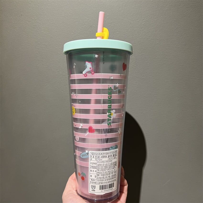[STARBUCKS KOREA] - LY NHỰA KOREA VALENTINE 2022 COLD CUP 24OZ