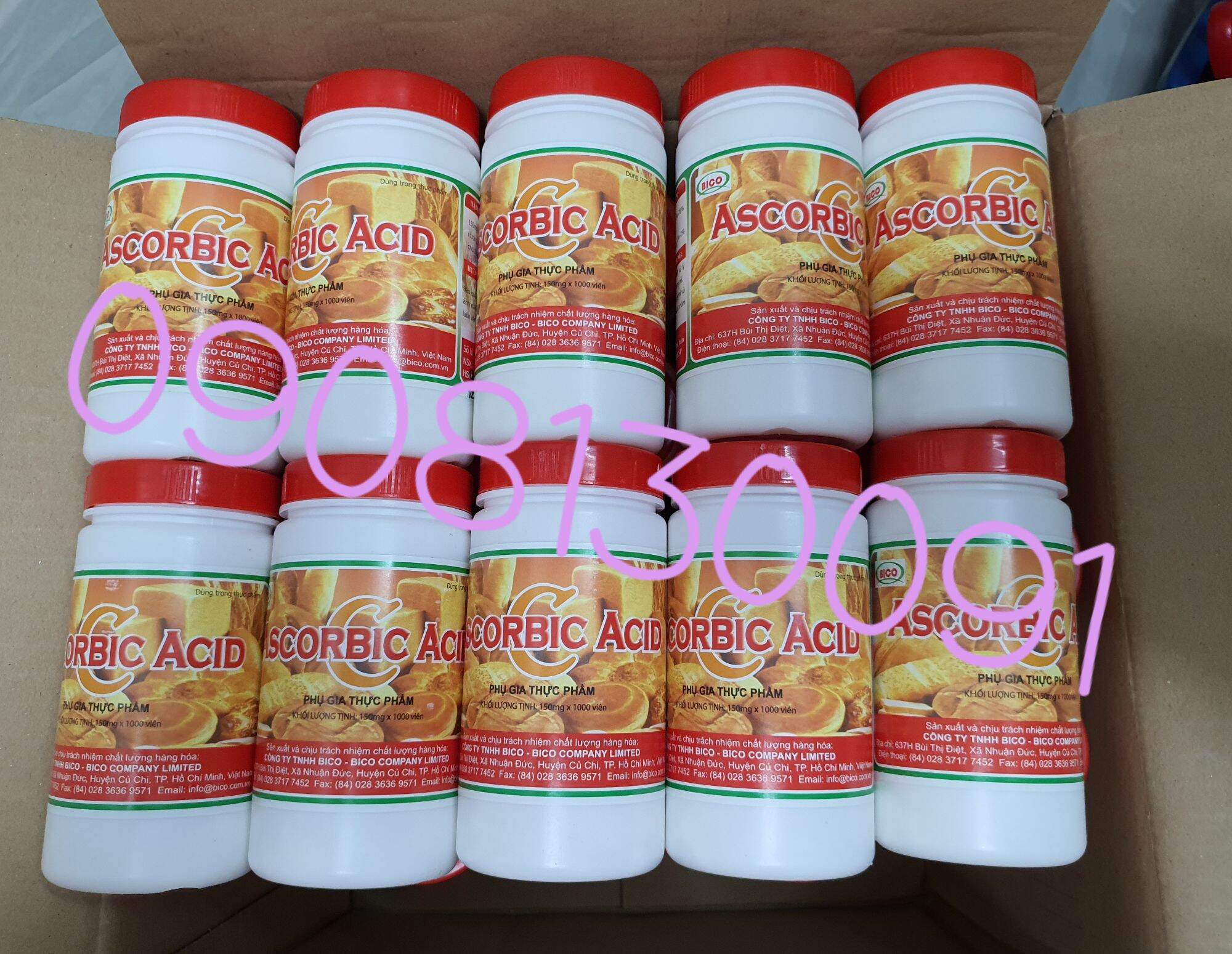 ASCORBIC AXID - VITAMIN C LÀM BÁNH MÌ