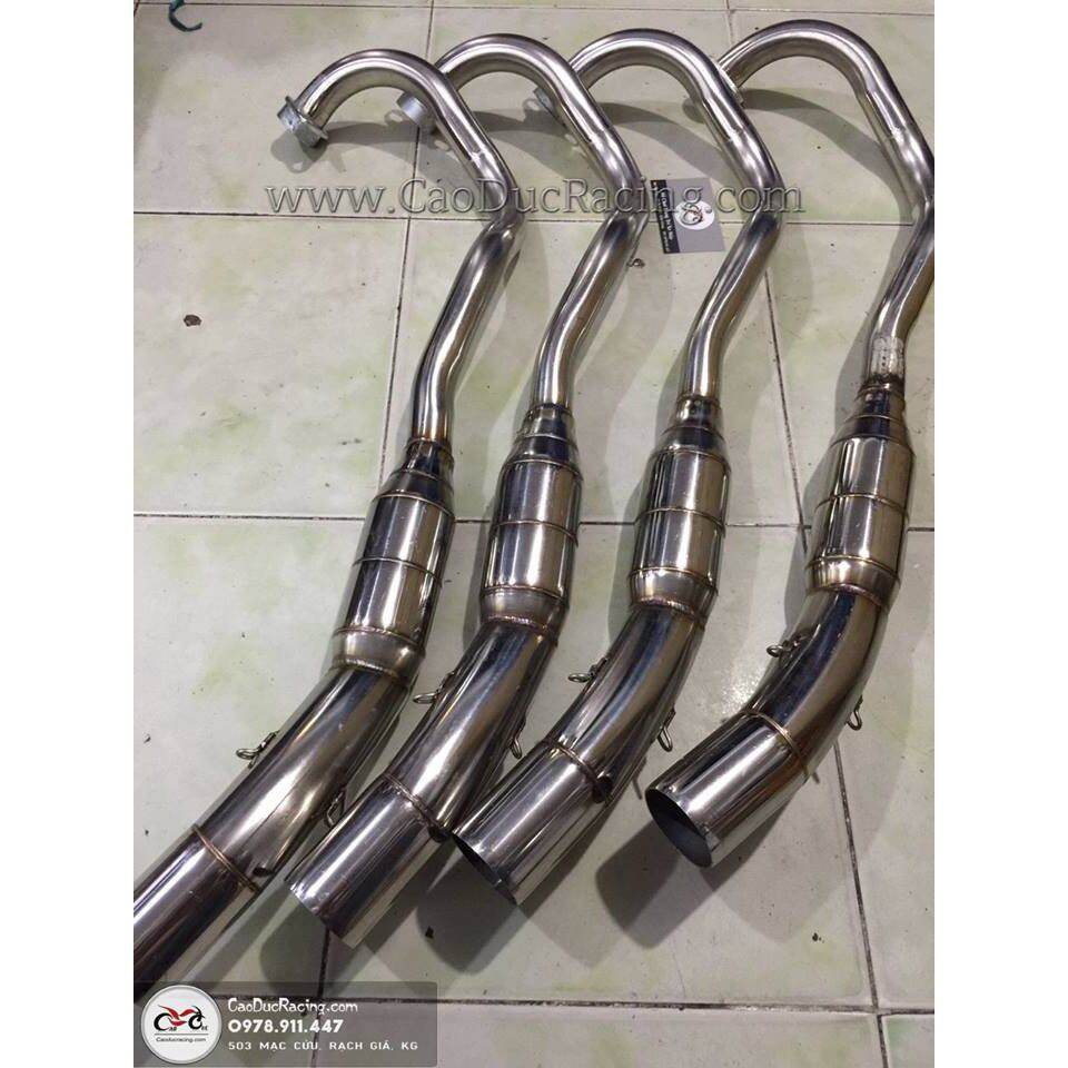 Cổ pô độ bầu hơi gắn các dòng xe Exciter 150, Exciter 135 , Raider, Satria , Winner, Sonic