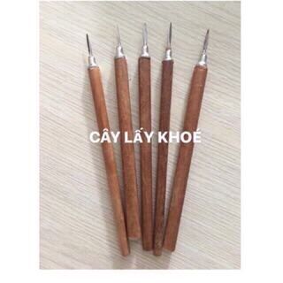2 CÂY LẤY KHÓE CÁN GỖ - LẤY KHÓE LÀM MÓNG