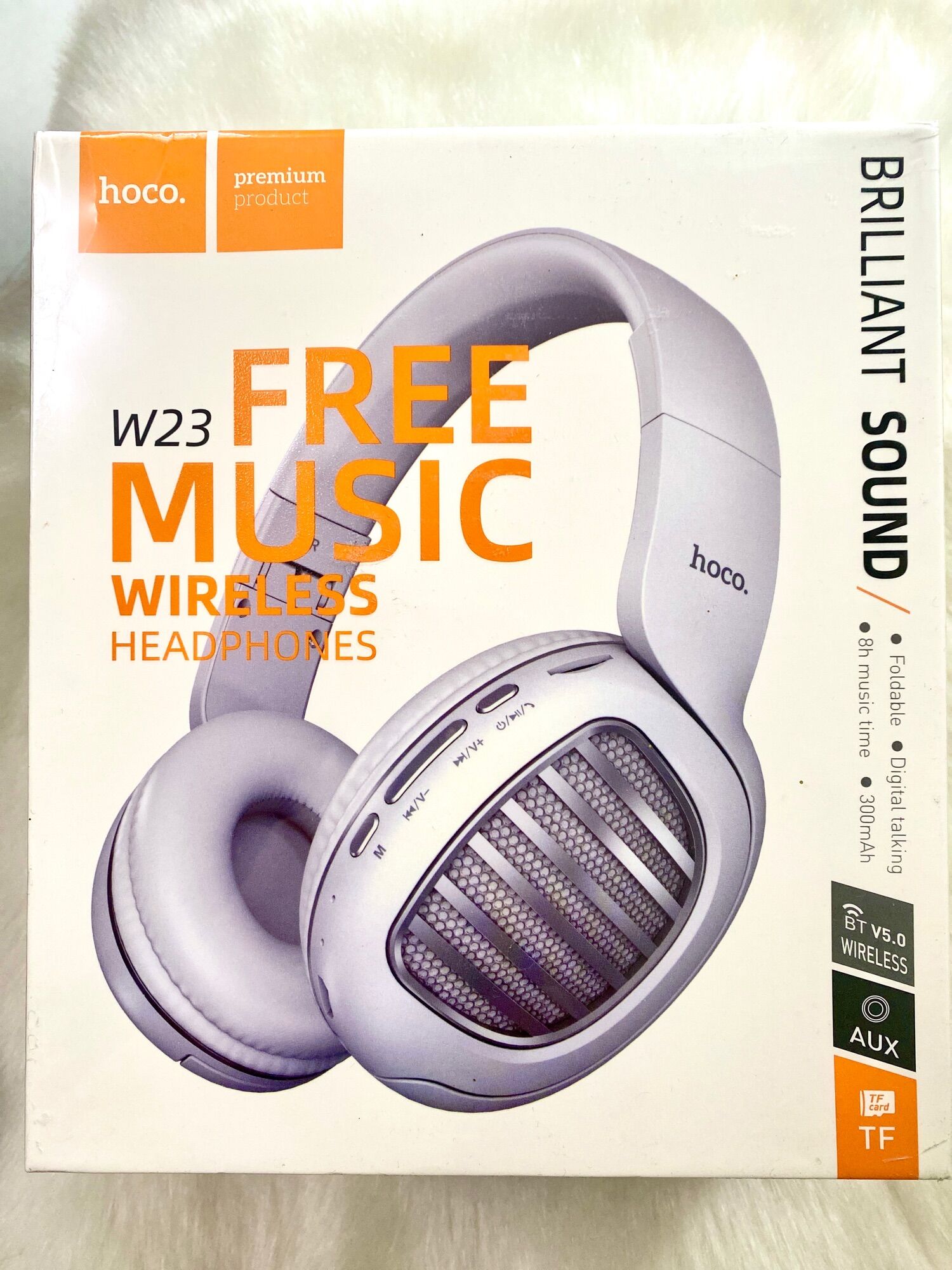 Tai nghe chụp tai bluetooth hoco w23 wireless headphones hoco w23