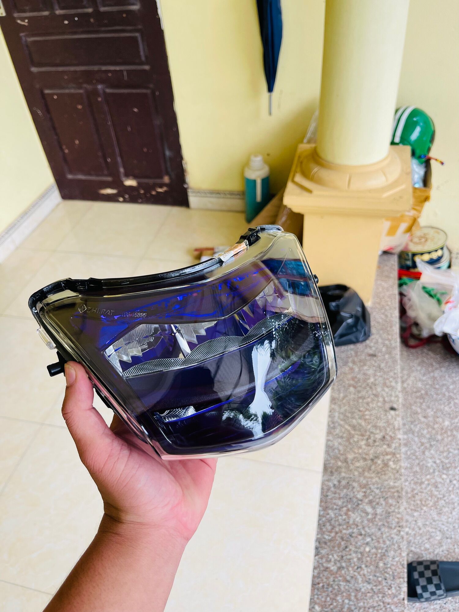 Đèn Pha 2 Tầng Chính Hãng Zipat [ Màu Tím ] Wave 50/100/110