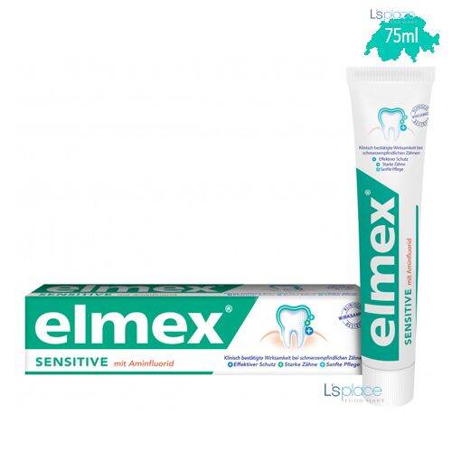   Kem đánh răng Elmex Sensitive  with Aminfluoride  75 ml