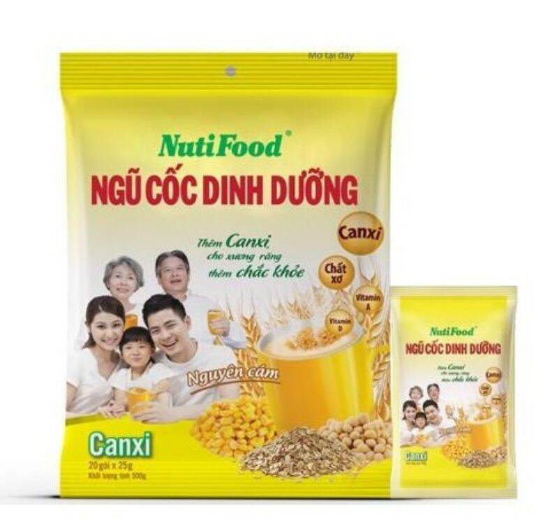 ngũ cốc dinh dưỡng Nutifood bịch 20 gói