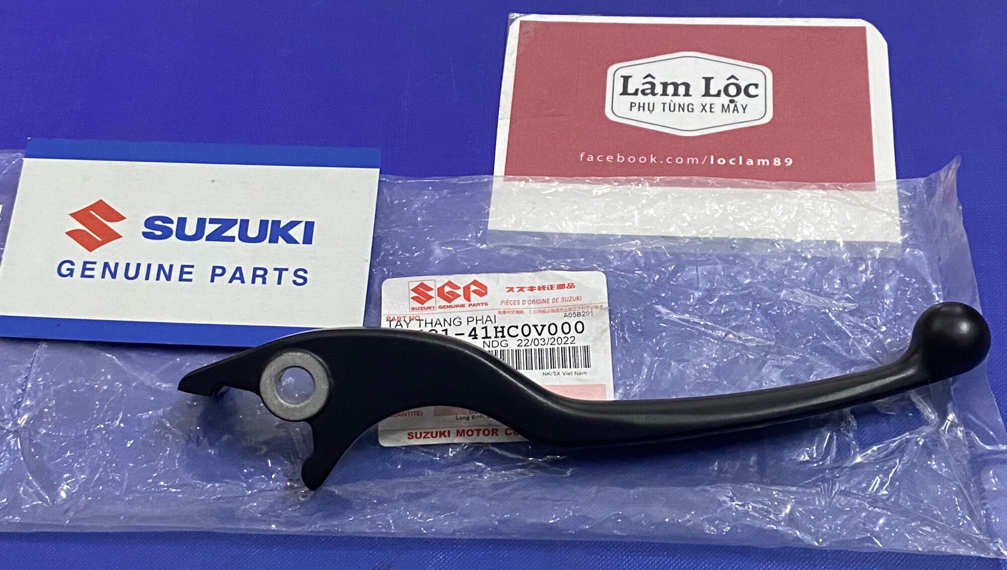 Tay thắng trước axelo impulse hayate ss fi suzuki chính hãng