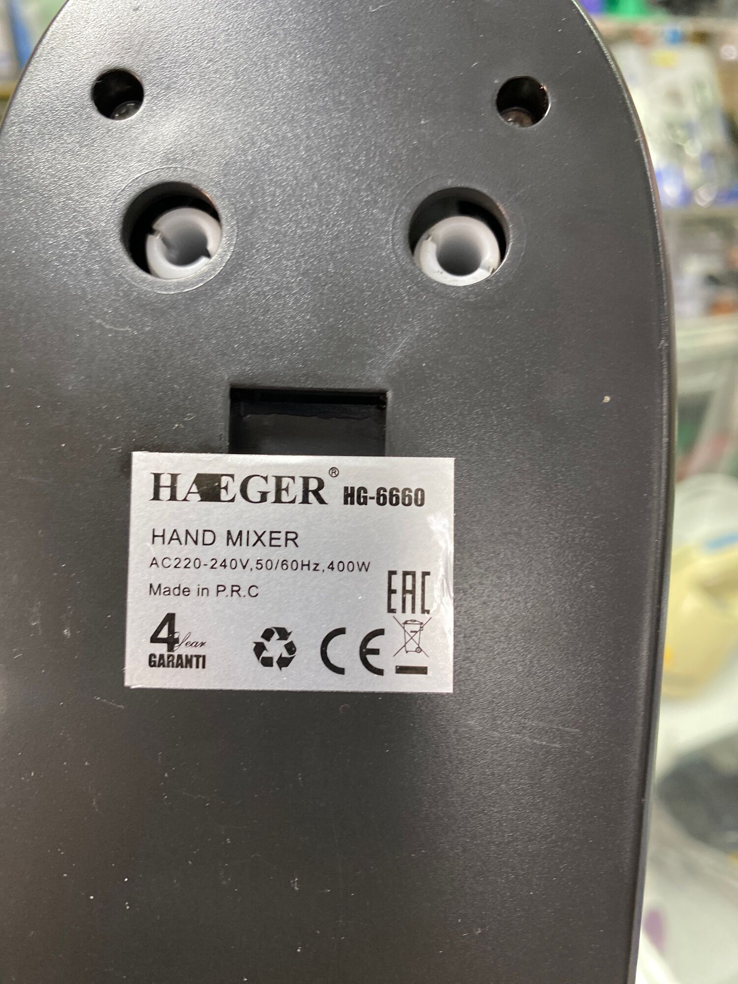Máy đánh trứng cầm tay 200W HAEGER HG-6688