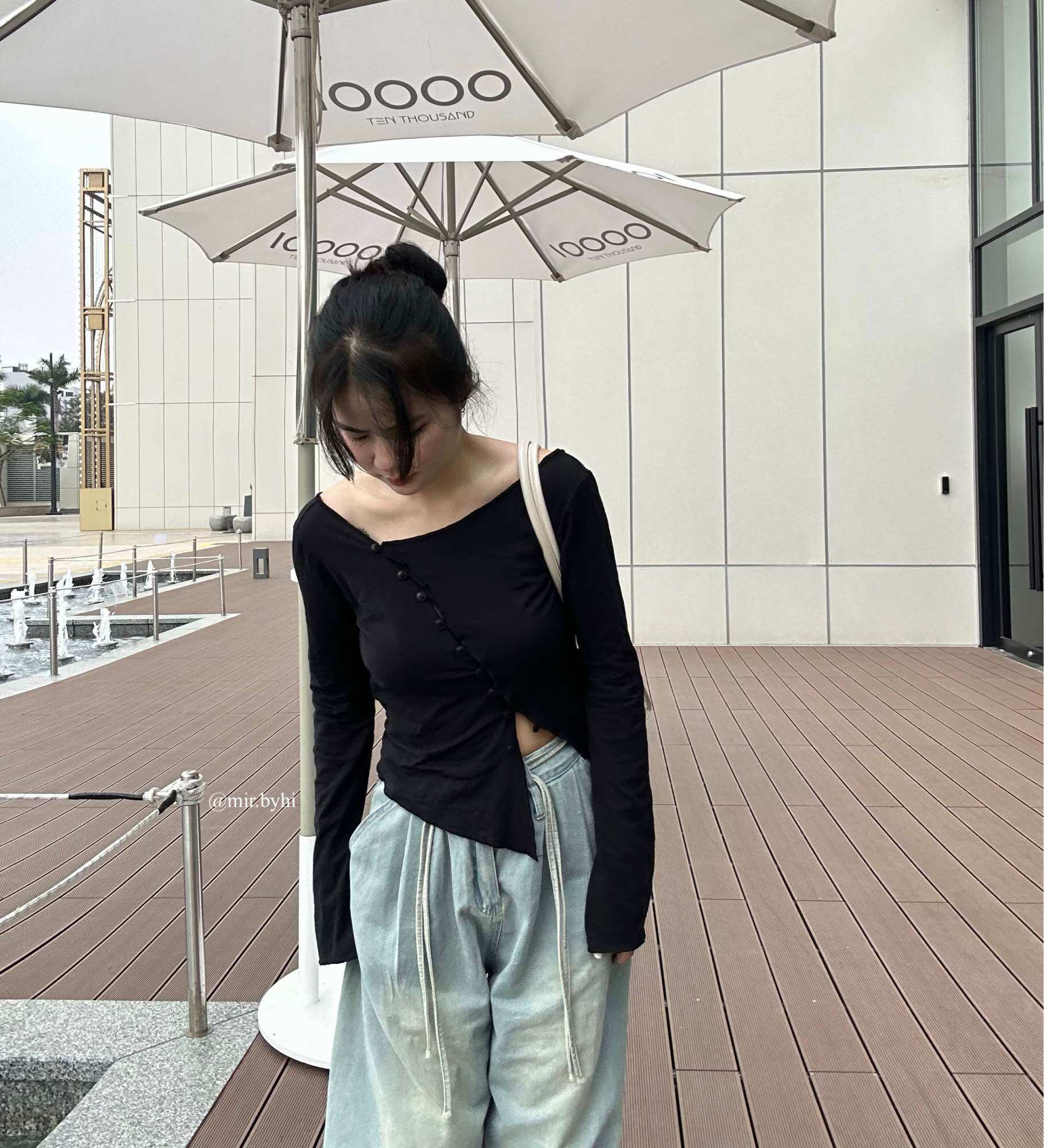 Áo thun tay dài | Sinboun Top | mir.byhi
