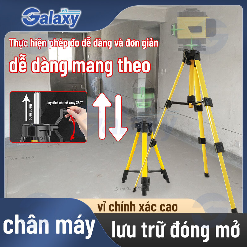 Chân máy cân mực laze 1M Chân máy ở mức cố định được nâng cao