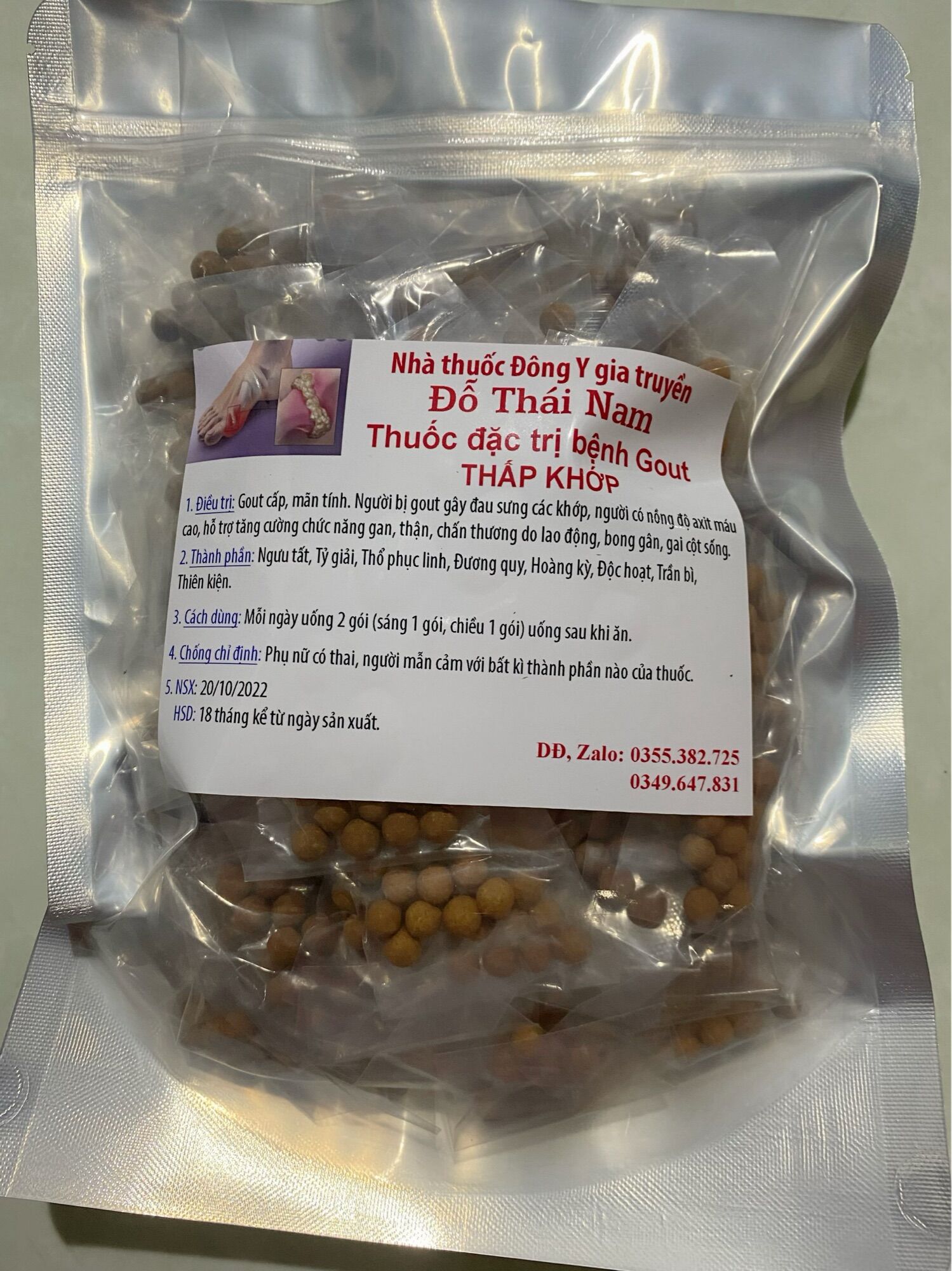 Viêm khớp dạng viên 100 gói