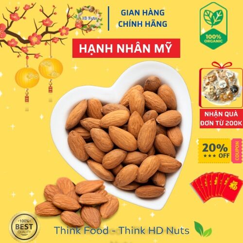Hạnh nhân lõi Mỹ sấy giòn