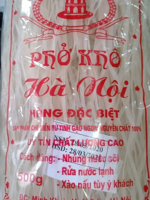 Bún khô , phở khô Hà Nội gói 500g