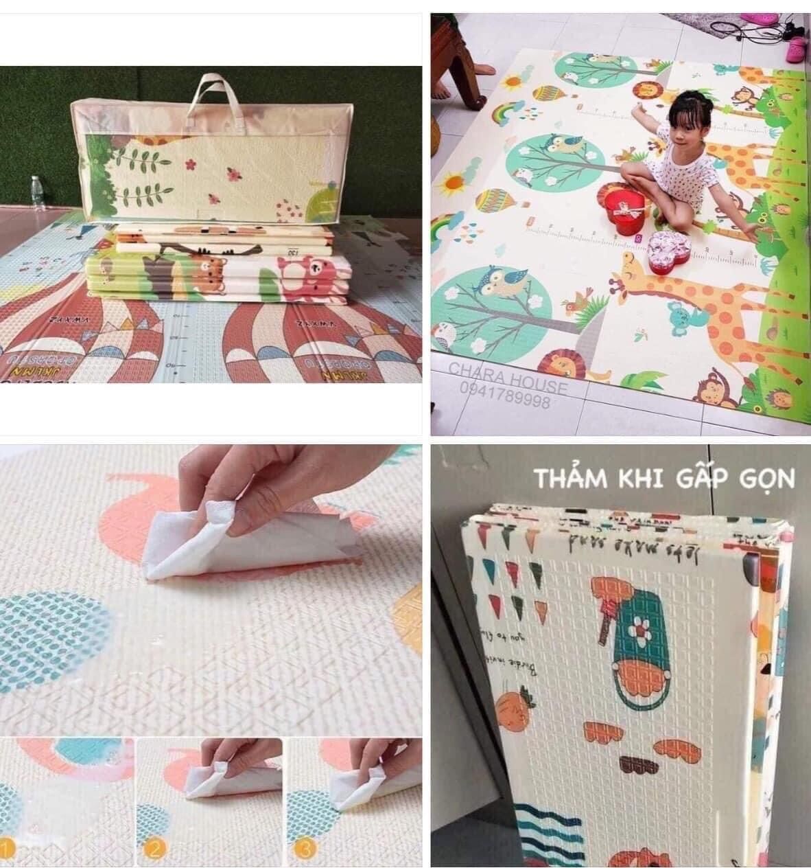 Thảm xốp XPE gấp gọn 1m8x2m