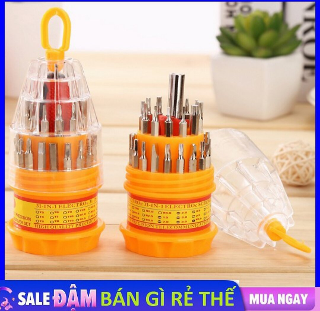 Bộ vít tròn 31 in 1 - bộ vít đa năng cầm tay 31 in 1